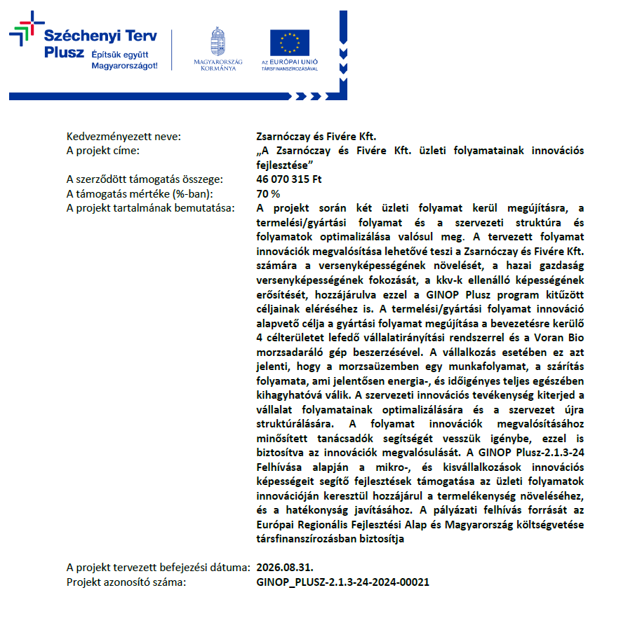 Sz�chenyi Terv Plusz